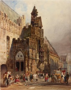 Hotel de Ville de St Omer, Pas de Calais door Thomas Shotter Boys
