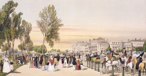 Hyde Park, nabij Grosvenor Gate, uit 
