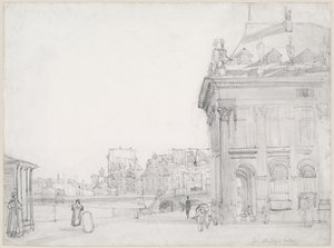 Île de la Cité vanaf het Institut, Parijs