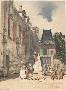 De abdij St. Amand, Rouen door Thomas Shotter Boys