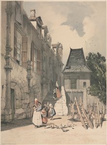 De Abdij St. Amand, Rouen door Thomas Shotter Boys