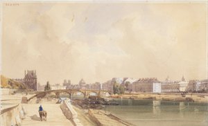 De Pont Royal in 1833 door Thomas Shotter Boys