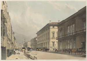 Londen zoals het is: De clubhuizen, Pall Mall door Thomas Shotter Boys
