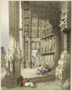 Notre Dame, Chartres door Thomas Shotter Boys