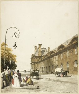 Pavillon de Flore, Tuileries door Thomas Shotter Boys