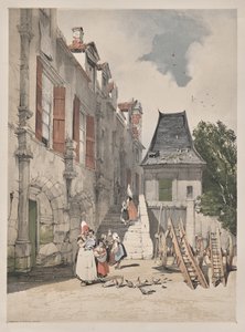 Pittoreske architectuur in Parijs, Gent, Antwerpen, Rouen: L