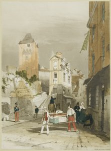 Pittoreske architectuur in Parijs, Gent, Antwerpen, Rouen, enz. door Thomas Shotter Boys