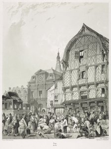 Schilderachtige en Romantische Reizen in Oud Frankrijk, Picardië Vol. 2, 1840 door Thomas Shotter Boys