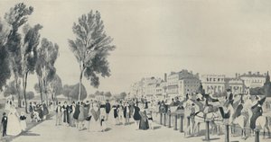 Maatschappij in Hyde Park, 1842 door Thomas Shotter Boys