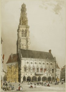 Zuidportaal van de kathedraal van Chartres door Thomas Shotter Boys