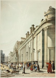 De bank met uitzicht op het herenhuis, uit Originele uitzichten van Londen zoals het is