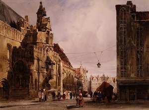 Het stadhuis van St. Omer
