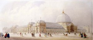 De Internationale Tentoonstellingsgebouwen, South Kensington door Thomas Shotter Boys