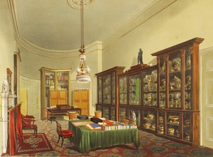 De Kamer van de Secretaris, Apsley House, door T. Boys, 1853 door Thomas Shotter Boys