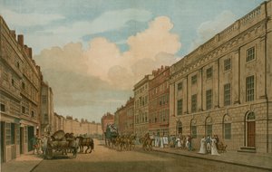 Huis bewoond door de Oost-Indische Compagnie, Leadenhall Street, Londen, zoals opnieuw bekleed in 1726 door Thomas Snr. Malton