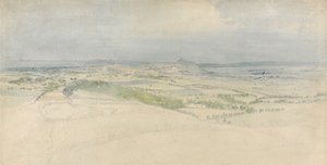 Een Verafgelegen Uitzicht op Edinburgh door Thomas Stothard