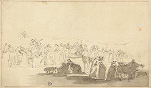 Canterbury Pelgrims door Thomas Stothard
