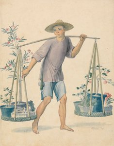 Chinese Bloemenverkoper
