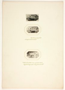 Studie voor een plaat uit *The Task* door Thomas Stothard