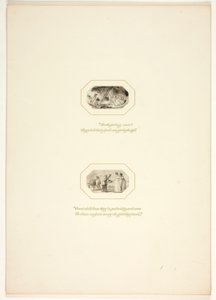 Studie voor een plaat uit „The Task” door Thomas Stothard