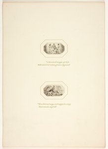 Studie voor een plaat uit The Task door Thomas Stothard