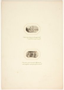 Studie voor een plaat uit The Task door Thomas Stothard