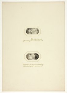 Studie voor een plaat uit The Triumphs of Temper, in het 1796 Royal Engagements Pocket Book door Thomas Stothard