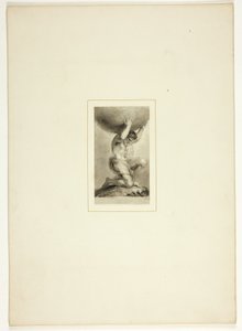 Studie voor een plaat uit De Triomfen van Temperament, in het 1796 Royal Engagements Pocket Book