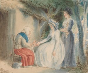 De Waarzegster door Thomas Stothard