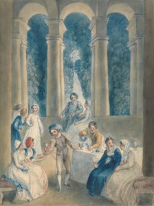 De Tiende Dag van de Decameron door Thomas Stothard