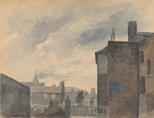 Stadsscène met gebouwen
