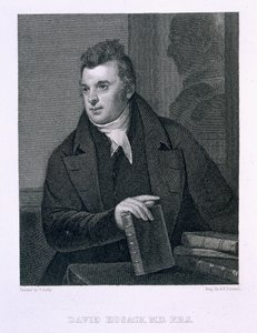 David Hosack, gegraveerd door Asher Brown Durand (1796-1886) door Thomas Sully