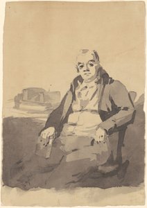 Man die een Boek Vasthoudt door Thomas Sully