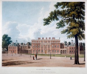 Buckingham House, Westminster, Londen, 1819 door Thomas Sutherland
