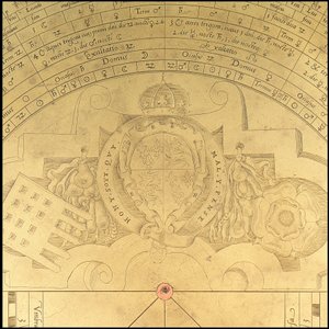 Astrolabium: detail voorzijde, ca. 1552