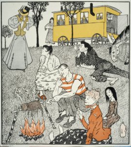 Een weerzien. / Oh Puzzi, moet ik je zo terugvinden! door Thomas Theodor Heine