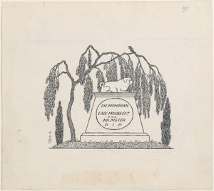 Mopsgraf door Thomas Theodor Heine