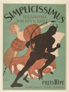 Simplicissimus, Geïllustreerd Weekblad door Thomas Theodor Heine