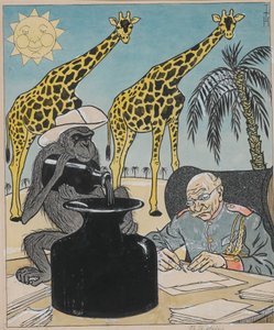De koloniën kunnen niet floreren onder de Duitse regering, omdat de inkt opdroogt..., 1903