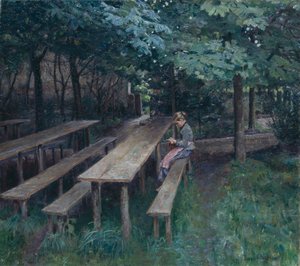 Biergarten in Dachau