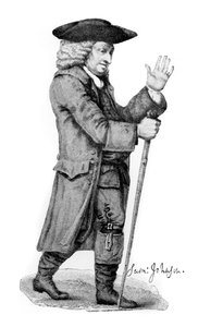 Dr. Johnson, Engelse literaire figuur, 1912 door Thomas Trotter