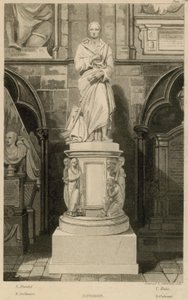 Gedenkteken voor Addison, Westminster Abbey, Londen door Thomas Uwins