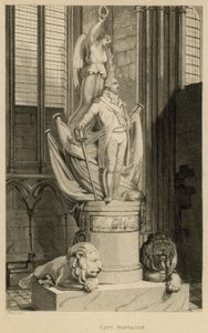 Monument voor Kapitein Montague, Westminster Abbey, Londen door Thomas Uwins