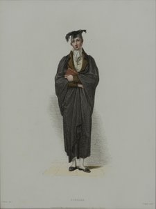Geleerde, gegraveerd door J. Agar, gepubliceerd in R. Ackermann