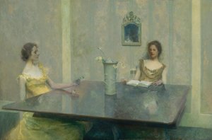 Een lezing, 1897 door Thomas Wilmer Dewing