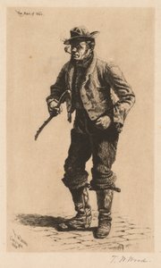 De oorlogszuchtige man door Thomas Waterman Wood