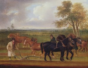 De Ploegwedstrijd, 1813 door Thomas Weaver