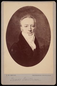 Portret van James Smithson door Thomas William Smillie