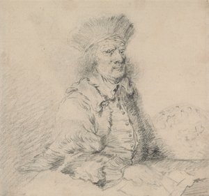 Rembrandt in een Bontmuts