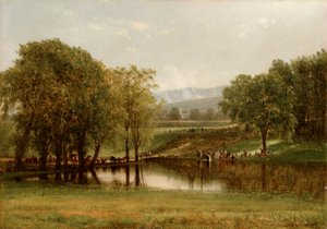 De Doop door Thomas Worthington Whittredge